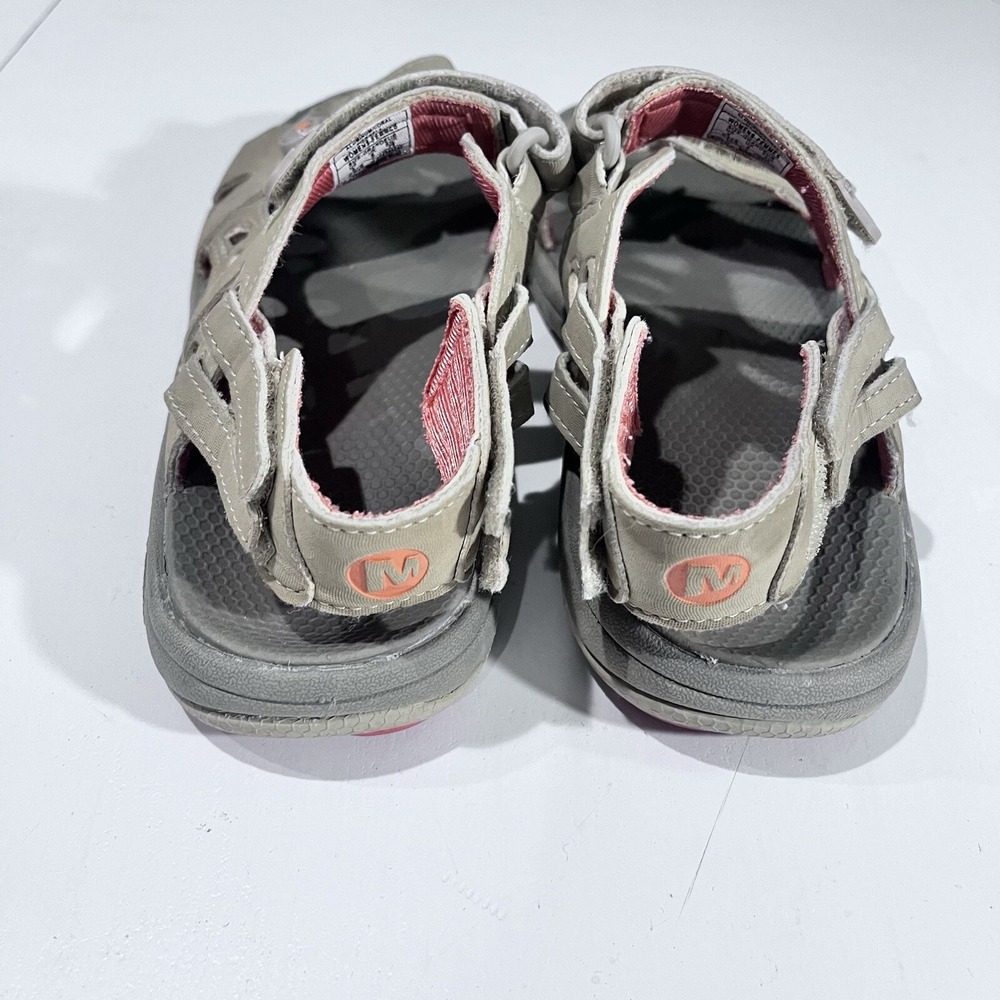 Merrell Sandals Coral Tan‎ Strappy Outdoor Back  And Side Strap Waterproof 8 - Picture 4 of 6
